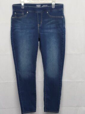 Signature Levi Strauss Gold Womens 16M 36 X 28 Pull On Skinny Totally Shaping